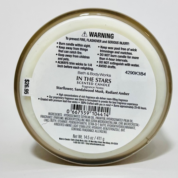 IN THE STARS 3 Wick Candle - Picture 3 of 3